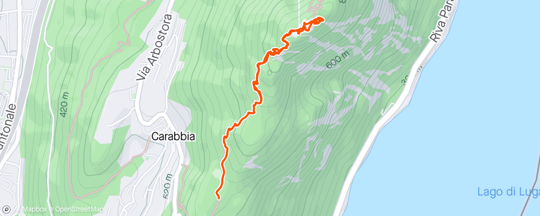 Map of the activity, San Salvatore