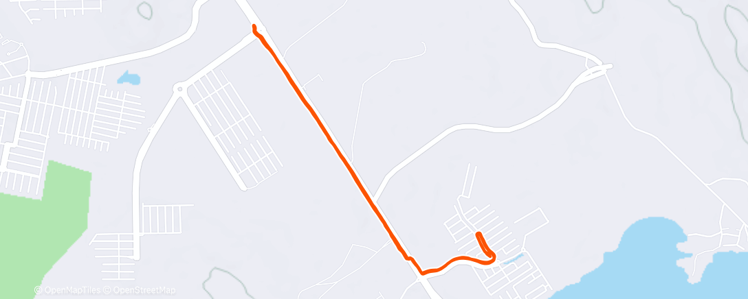 Map of the activity, Golden Beach