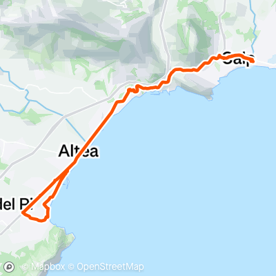 Calpe Romantyczna 34km, 300m | 33.8 km Cycling Route on Strava