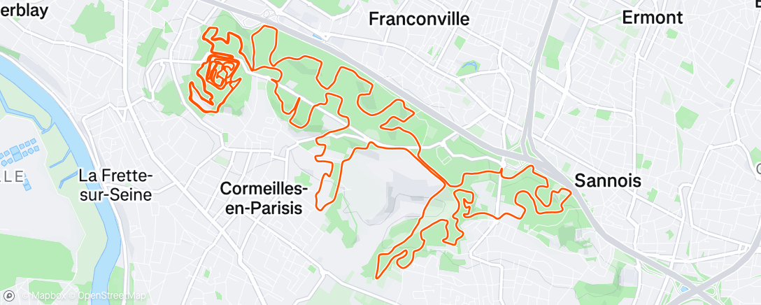 Map of the activity, Trail des Châtaignes 🥇in extremis