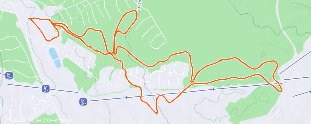 Карта физической активности (Längdskidor Storhogna)