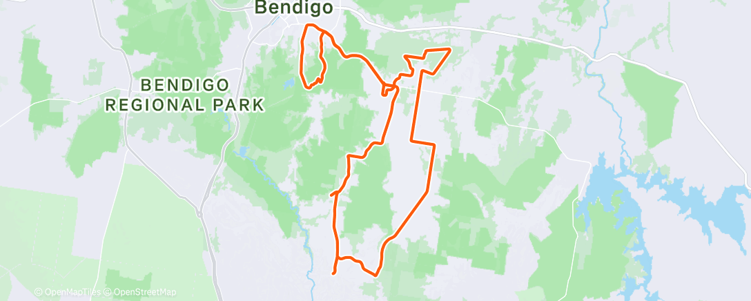 Karte der Aktivität „Cycling”