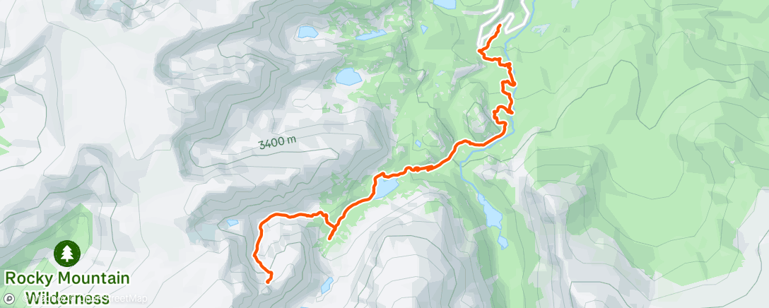 Map of the activity, approach