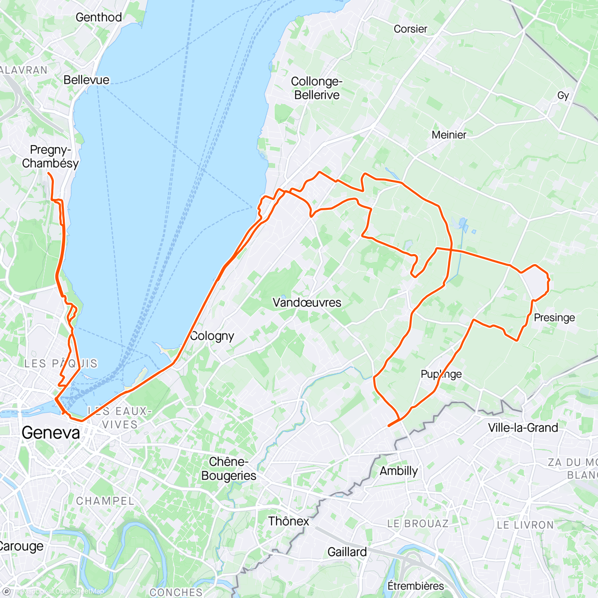 Map of the activity, GraVelo Récup