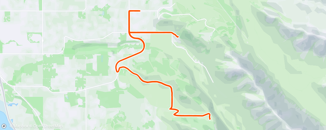 Map of the activity, Pavement Gravel Grinding