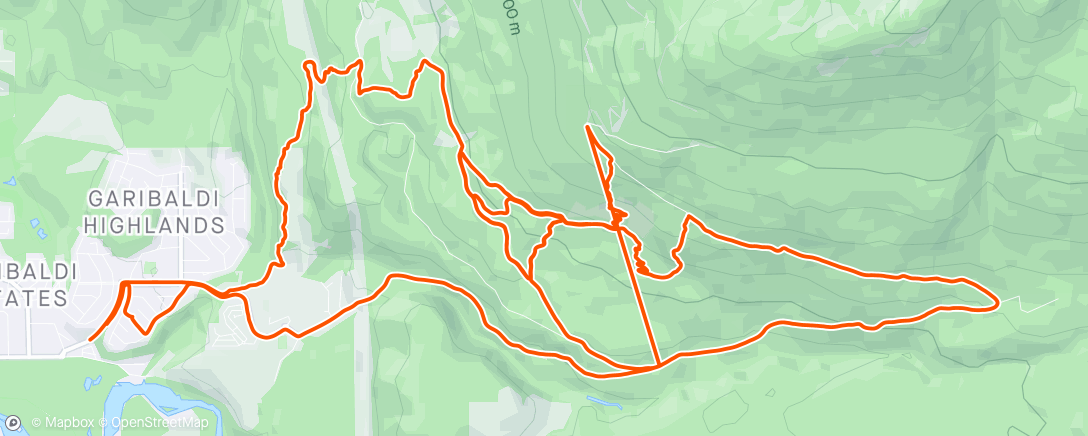 Karte der Aktivität „Lunch Mountain Bike Ride”