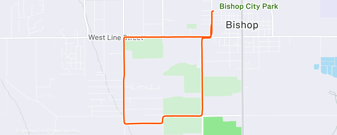 Map of the activity, Post pine creeek