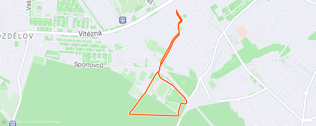 Map of the activity, Lunch Run s Leon
