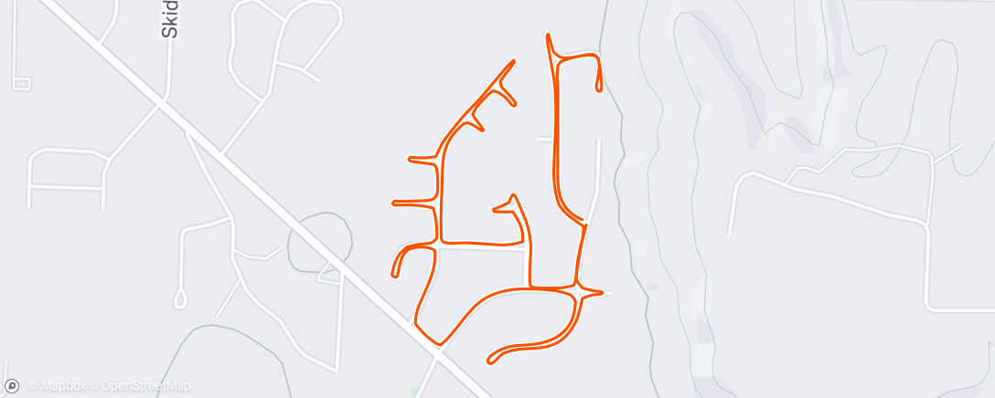 Map of the activity, Morning Walk