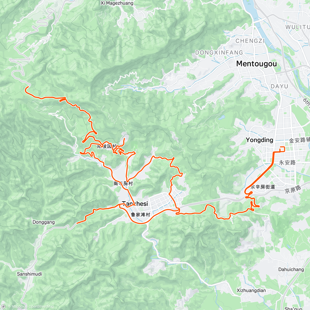 Map of the activity, 戒潭地界一锅端