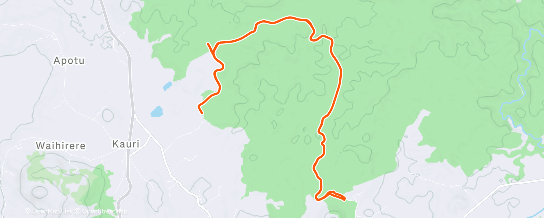 Map of the activity, Morning Ride