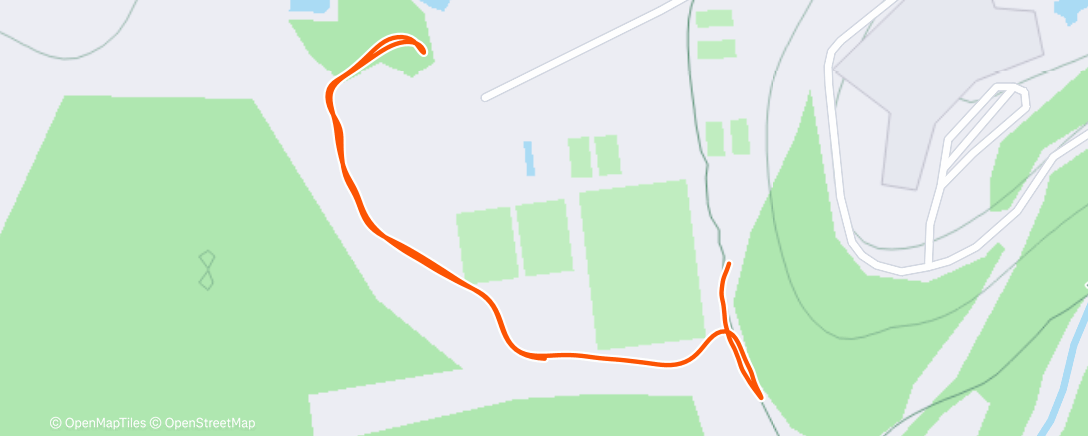 Map of the activity, Morning Run