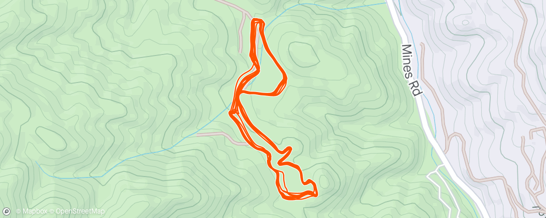 Map of the activity, Frist cross race