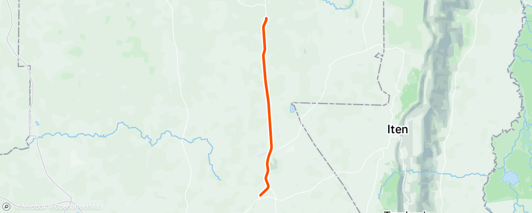 Map of the activity, Morning Run