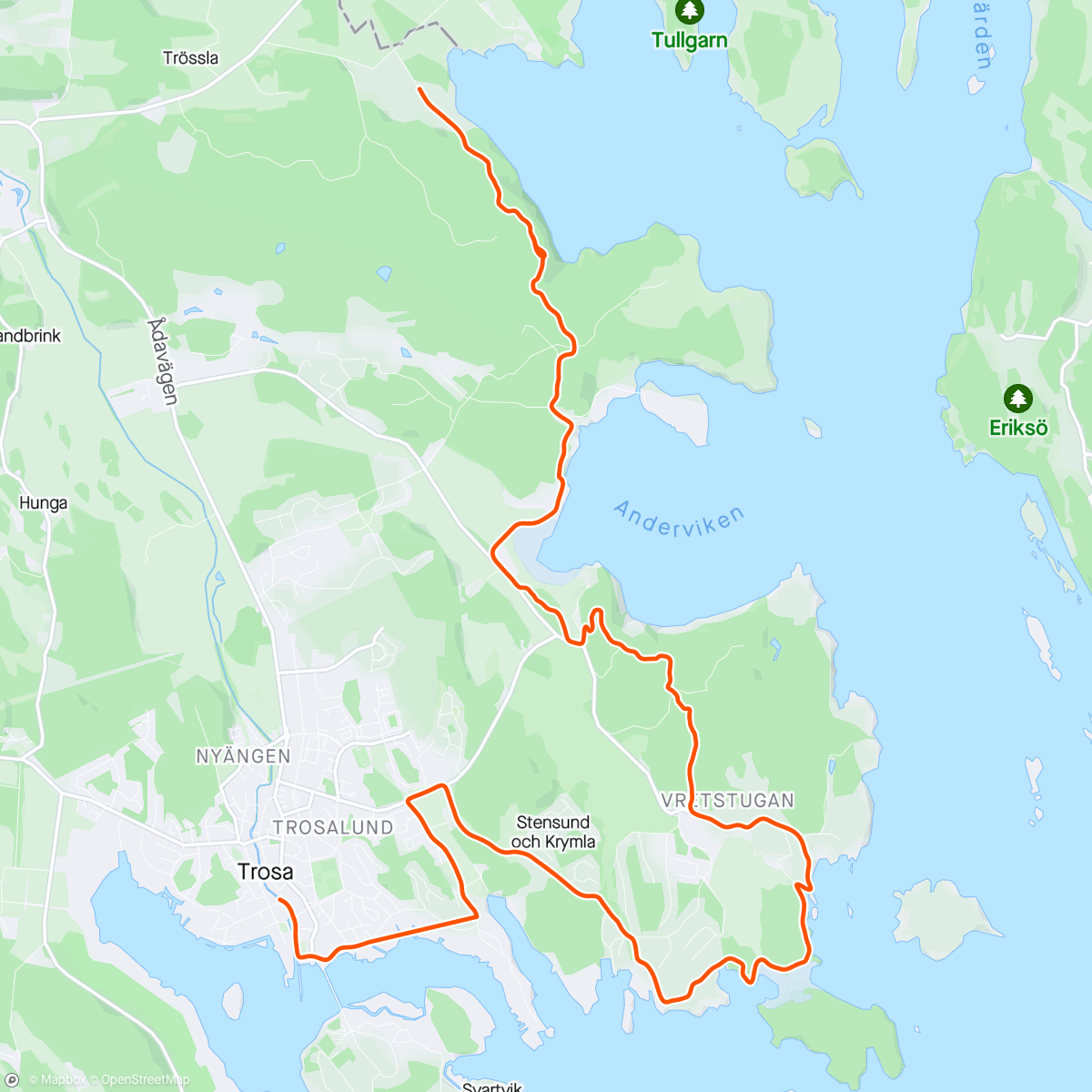 Map of the activity, Spahelg med syster 👯‍♀️