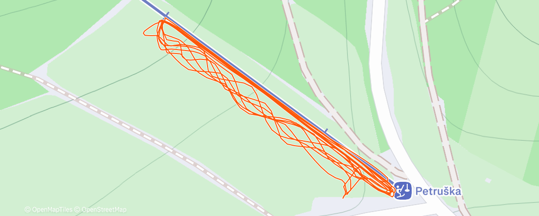Map of the activity, Afternoon Alpine Ski