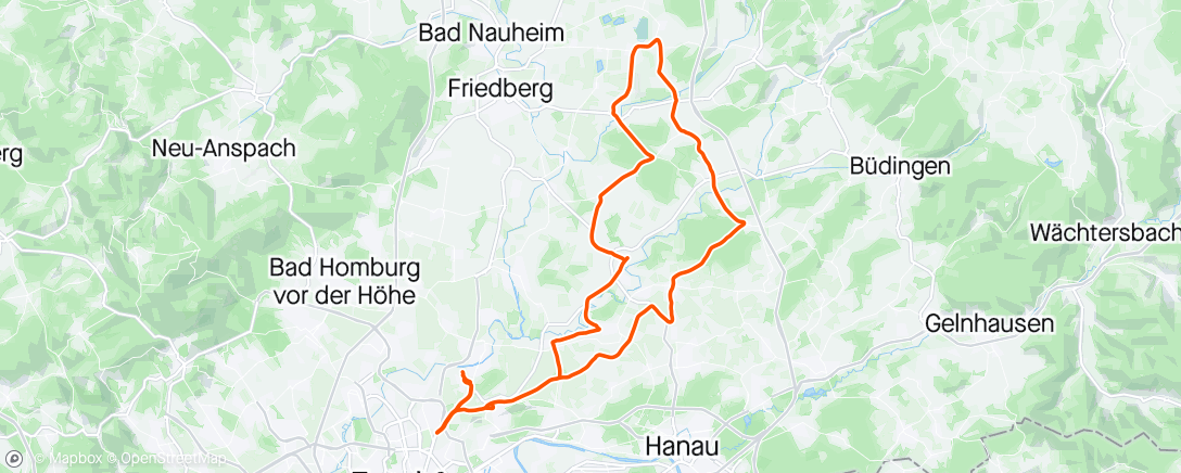 アクティビティ「Eintracht Frankfurt newbie ride」の地図