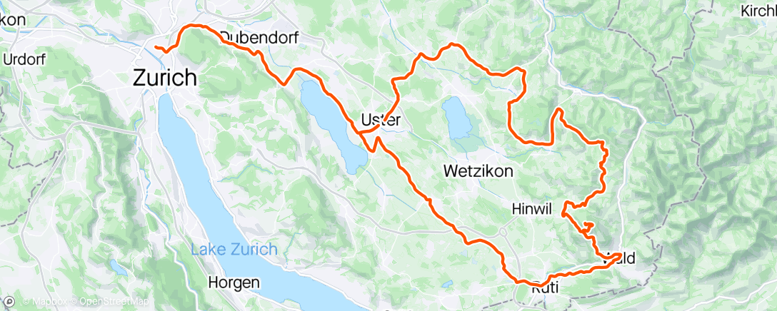 Map of the activity, Zurich Oberland Tour with Joris