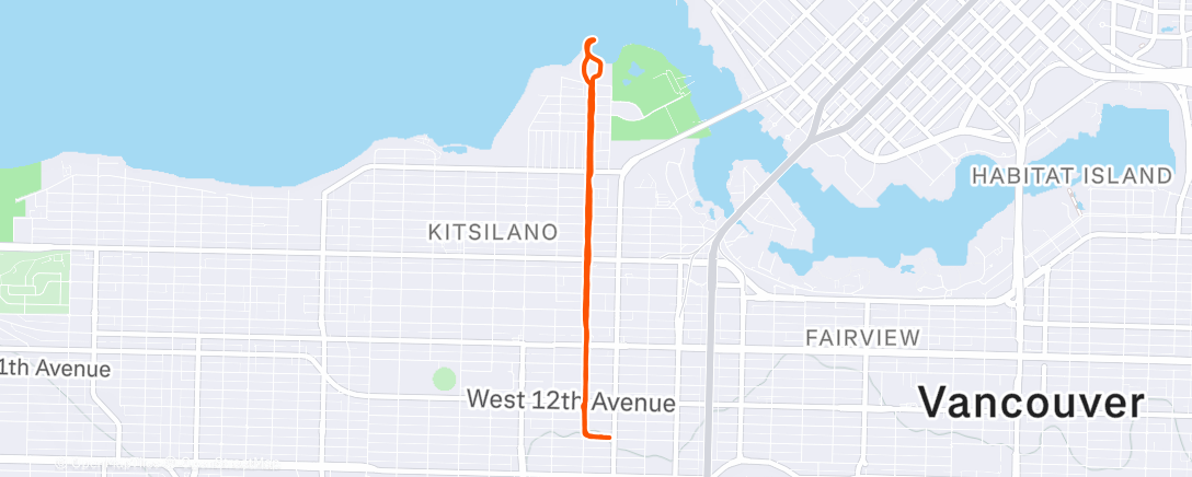 Map of the activity, Oh my God I'm out of shape