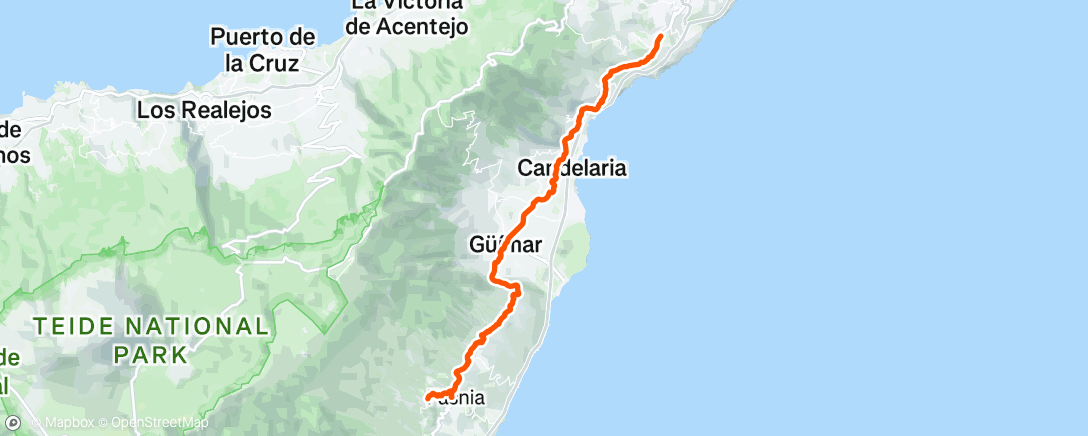 Map of the activity, Morning Ride