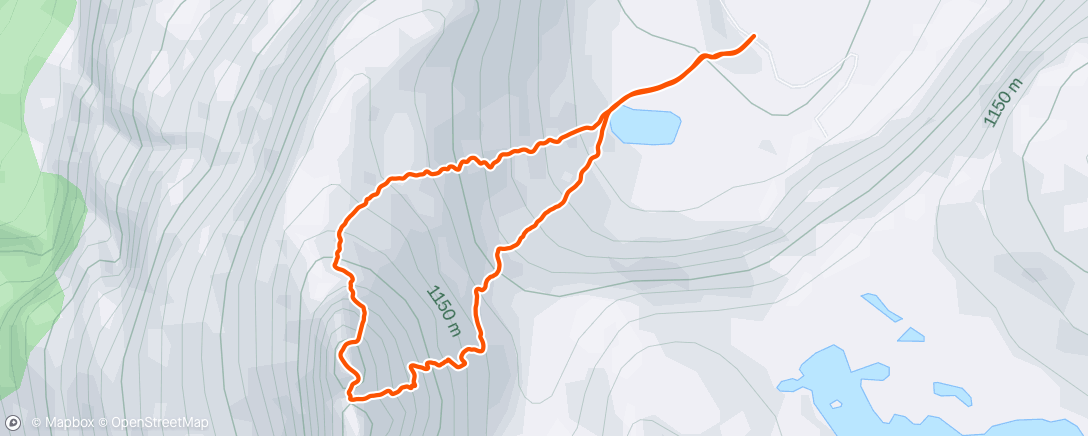 Map of the activity, Night Trail Run