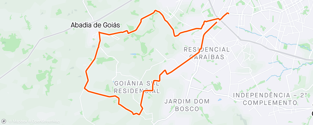 Map of the activity, Primeiro Pedal do Bodes do Pedal GO/Iniciando o Luquinha