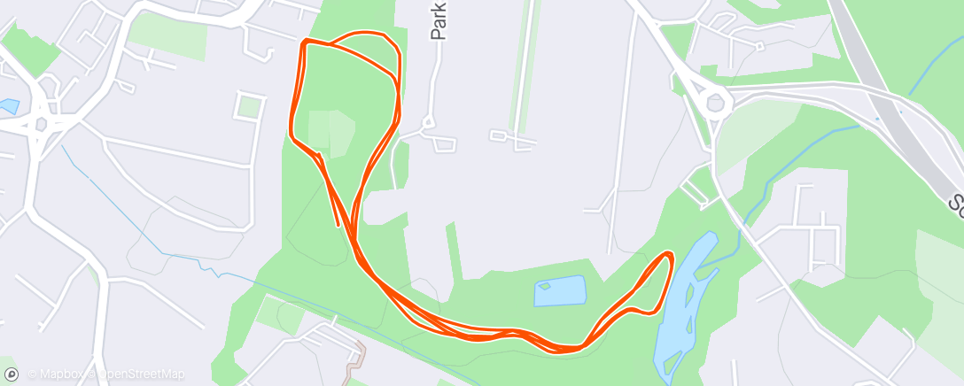 Карта физической активности (Parkrun 12/38 - Brueton Park: 22:48)