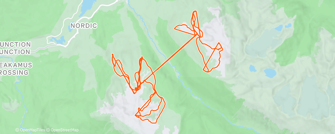 Map of the activity, Morning Activity