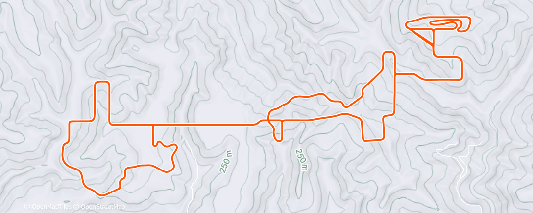 Map of the activity, MyWhoosh - San Francisco Spin
