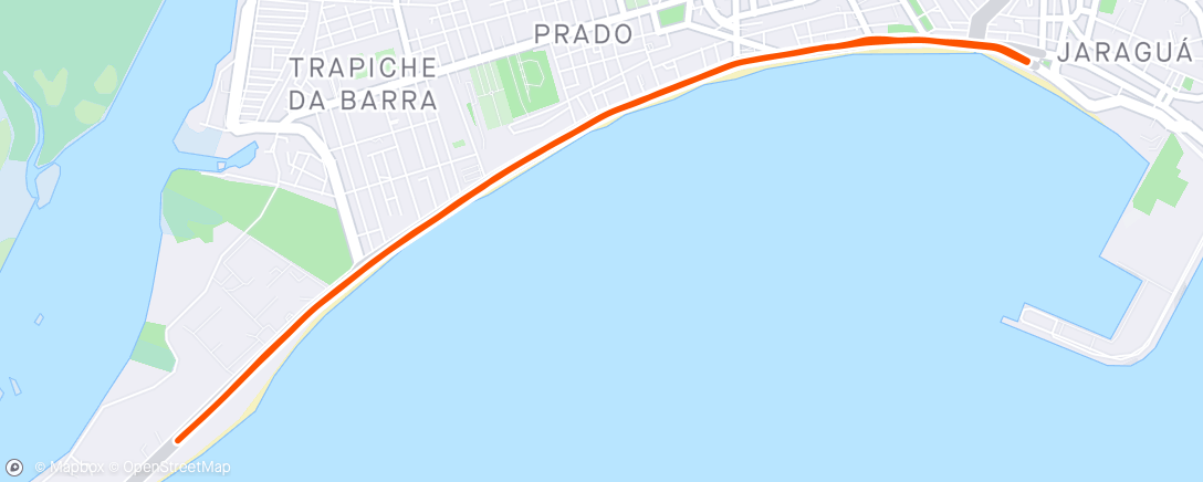 Map of the activity, Volta da Lagoa - Treino 66