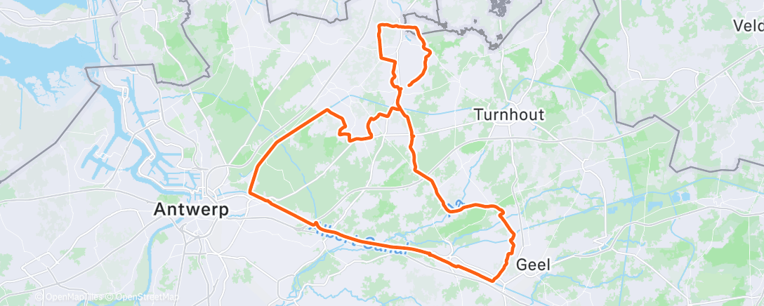 Карта физической активности (Extensive LSD low (2) | 180' -> continuous)