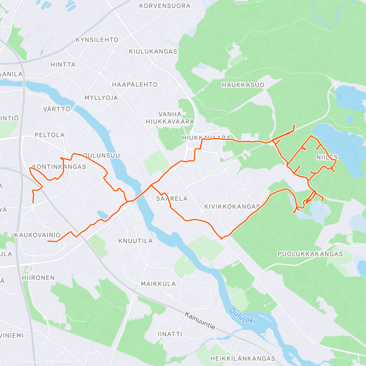 Map of the activity, Trail Work ❄️