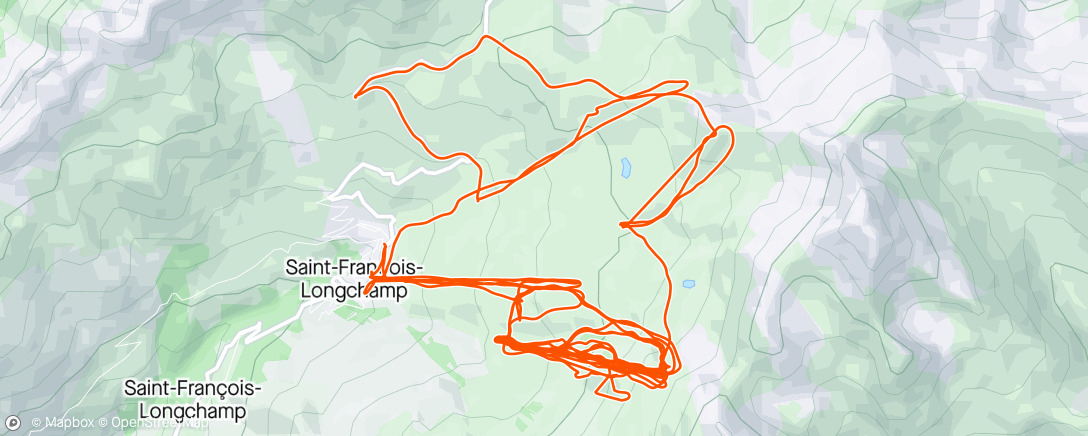 Map of the activity, Beau temps belle neige