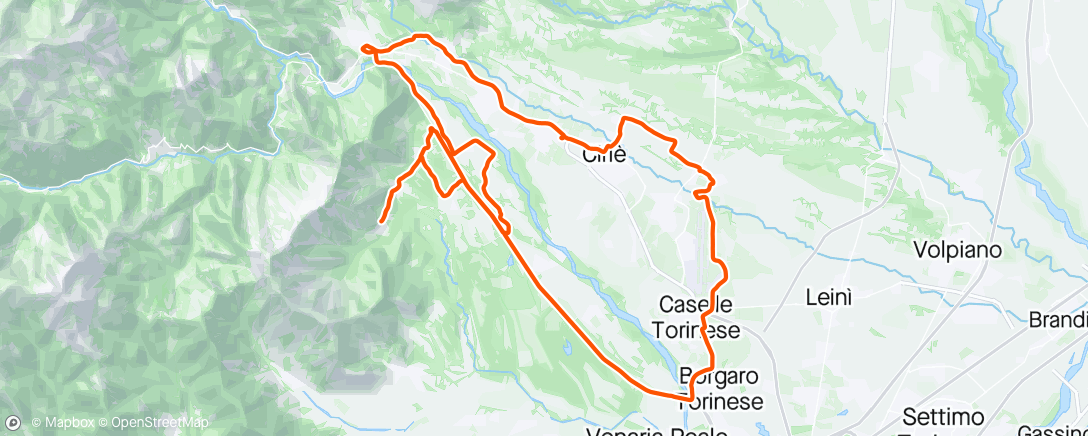 Mappa dell'attività Morning Ride