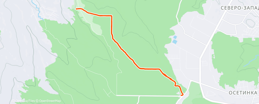 Карта физической активности (Утренний забег)