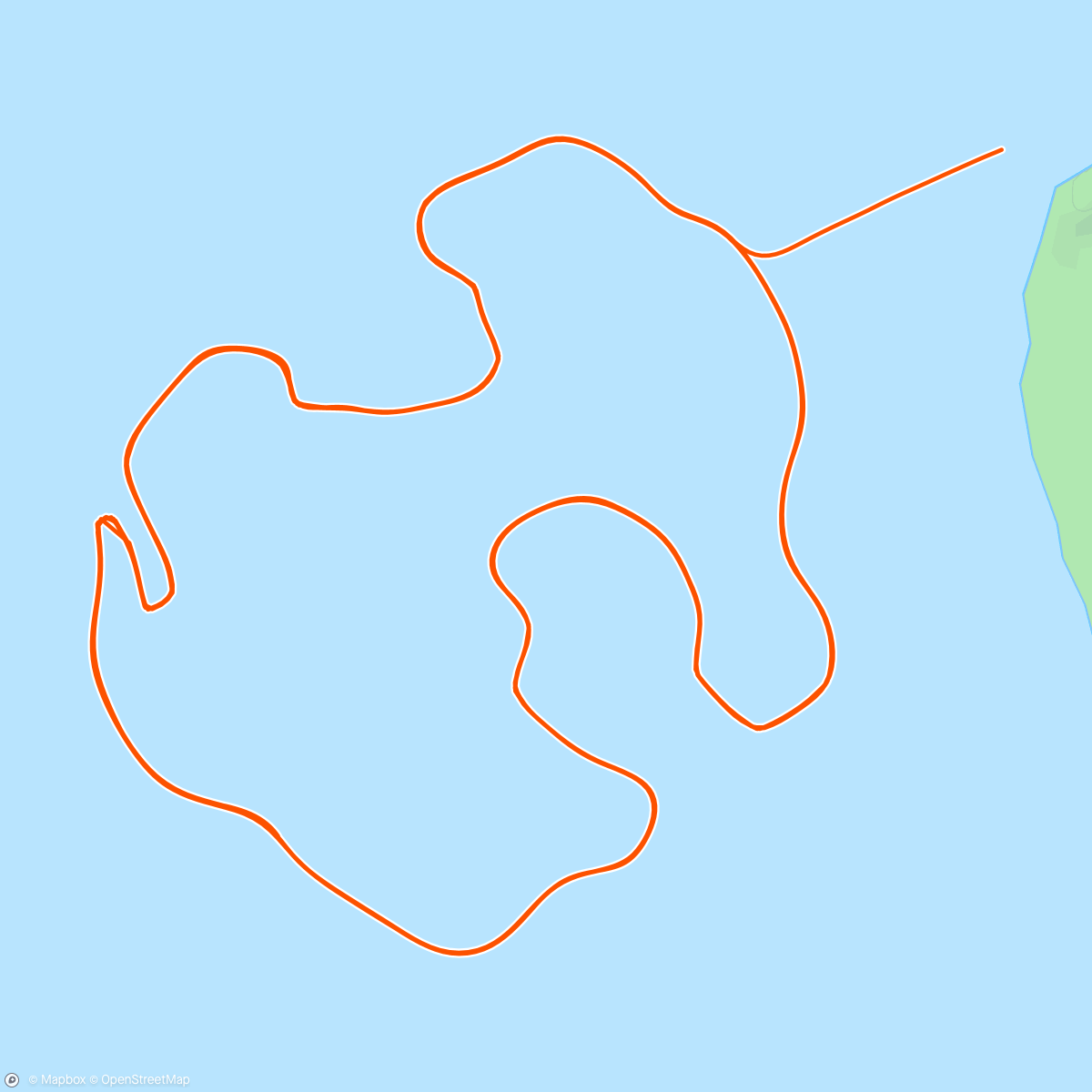 Map of the activity, Zwift - 82. 9min 105 % on Volcano Circuit CCW in Watopia