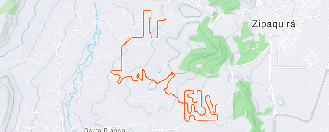 Map of the activity, MyWhoosh - Alto del Aguila