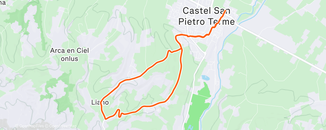 Карта физической активности (Corsa dell'ora di pranzo)