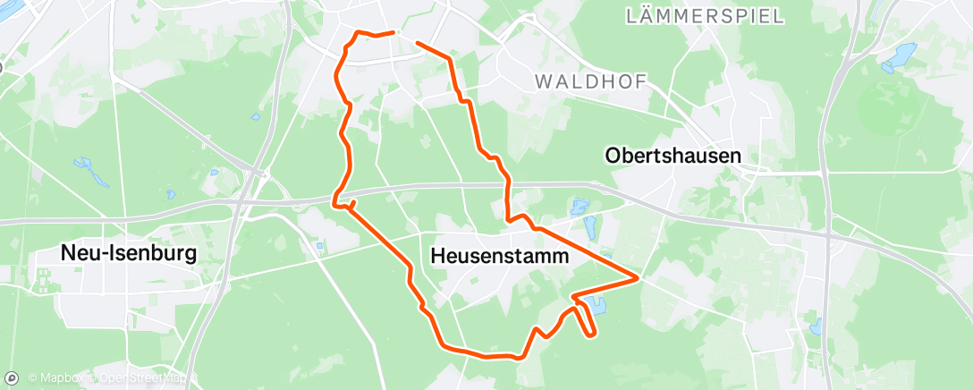 Map of the activity, Afternoon Ride