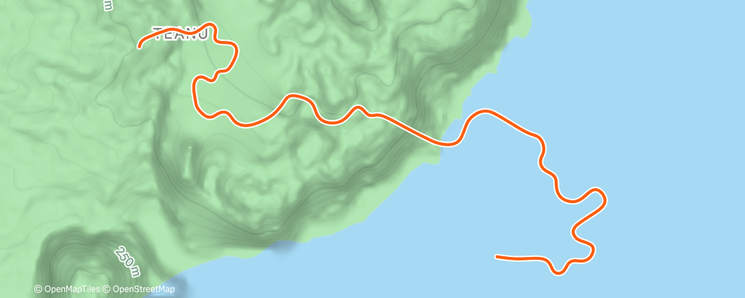 Map of the activity, Warmup