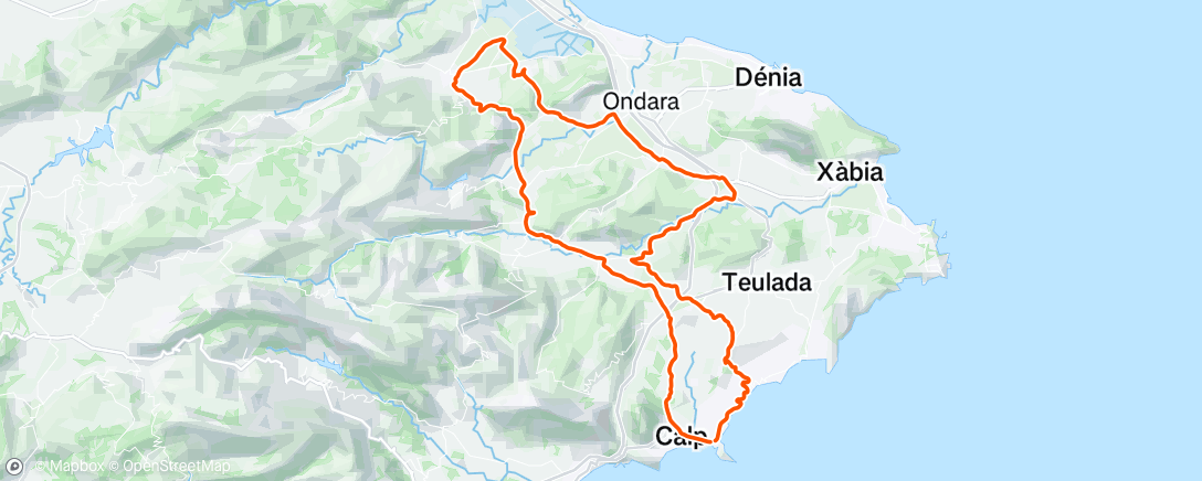 Map of the activity, Giro mattutino