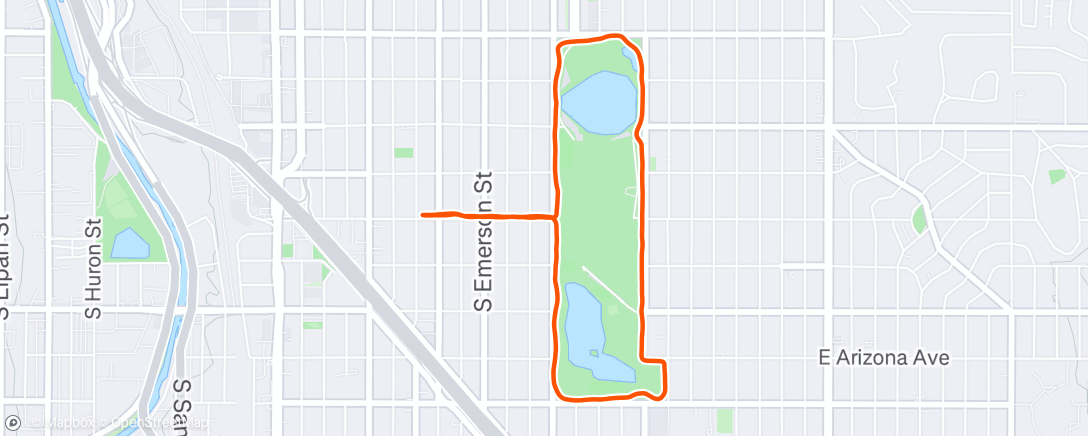 Map of the activity, Run Club
