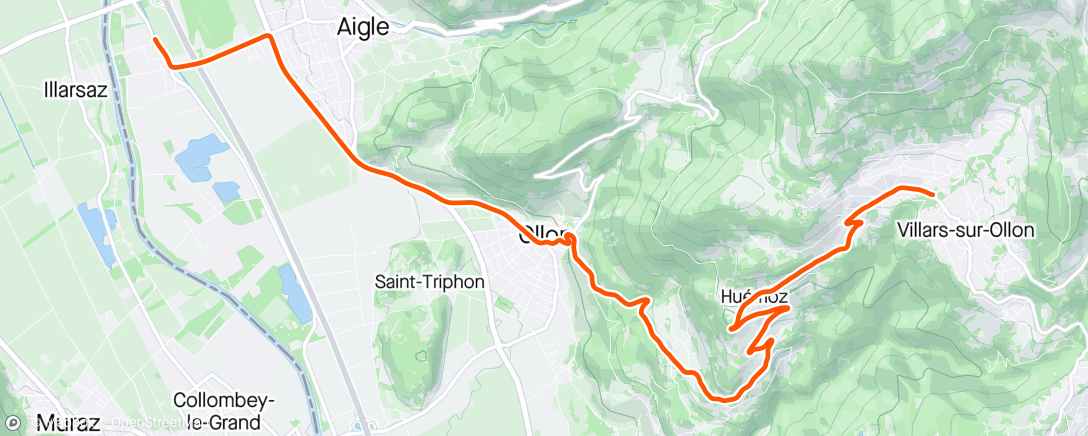 Mappa dell'attività Giro di Svizzera #8⏱️