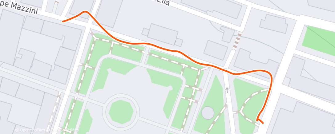 Карта физической активности (Camminata pomeridiana)