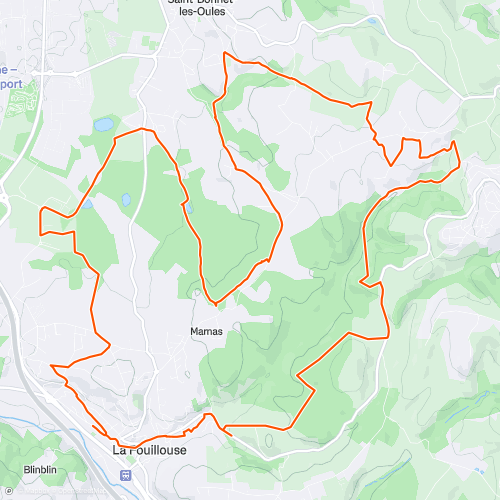 Run&Bike La Fouillouse 2016 | 22.9 km MTB Cycling Route on Strava