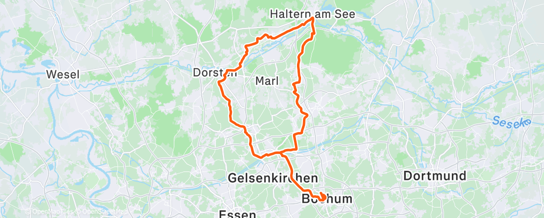 Map of the activity, 😍 endlich wieder länger 😍