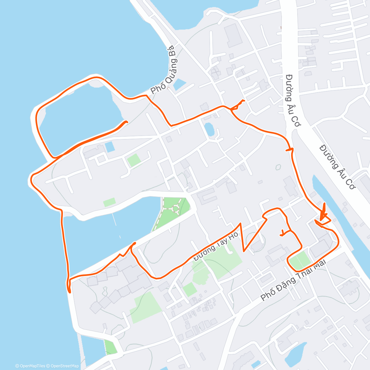 Map of the activity, Lunch Walk