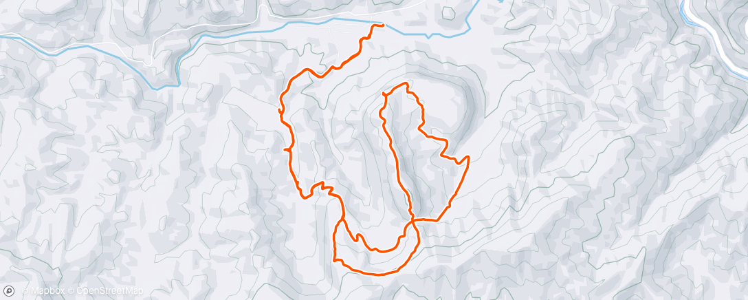 Map of the activity, Wednesday Morning Hike