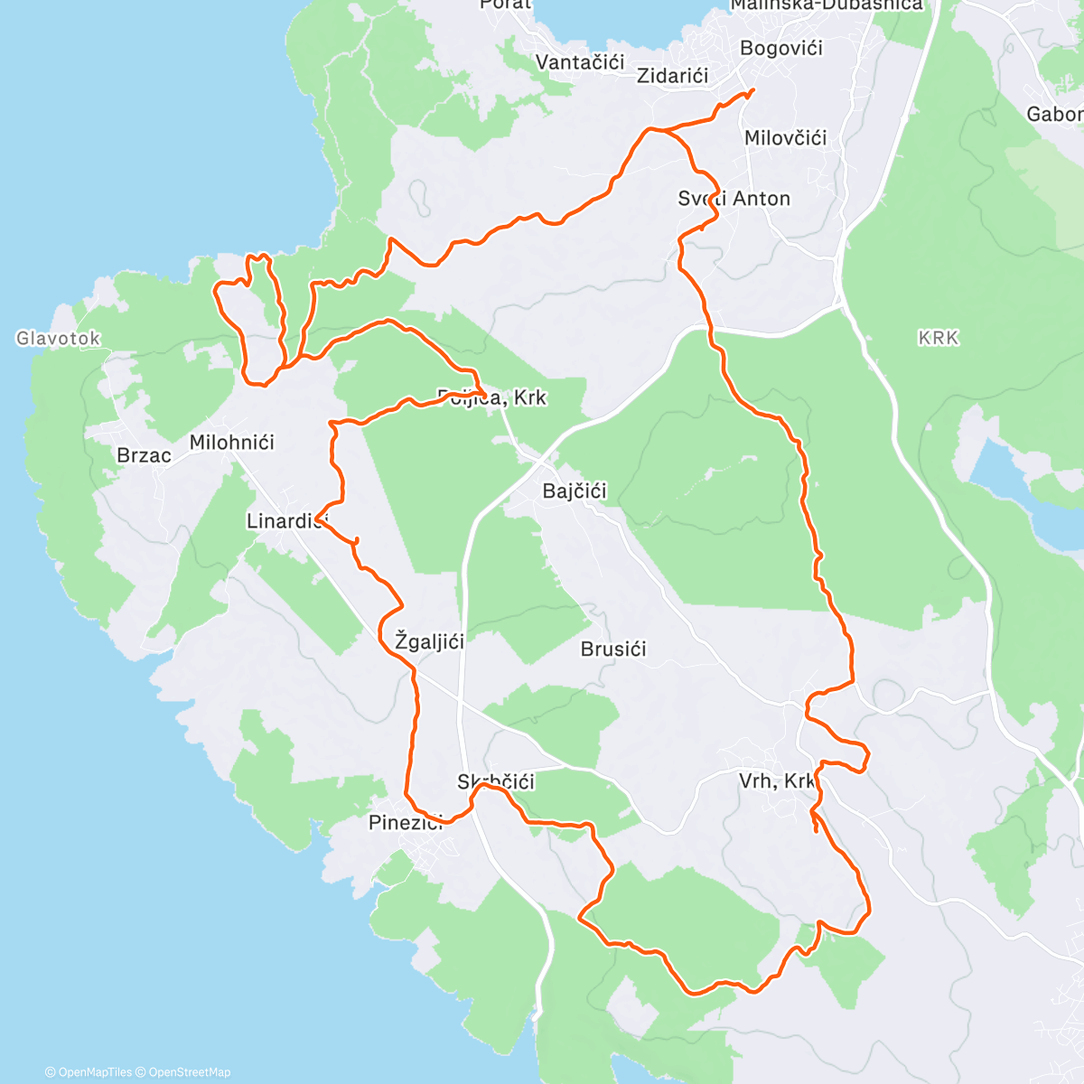 Карта физической активности (Krk 13)