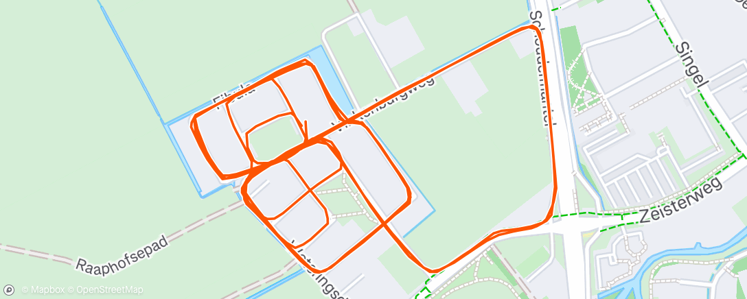 Map of the activity, 30 minuten buurtwacht